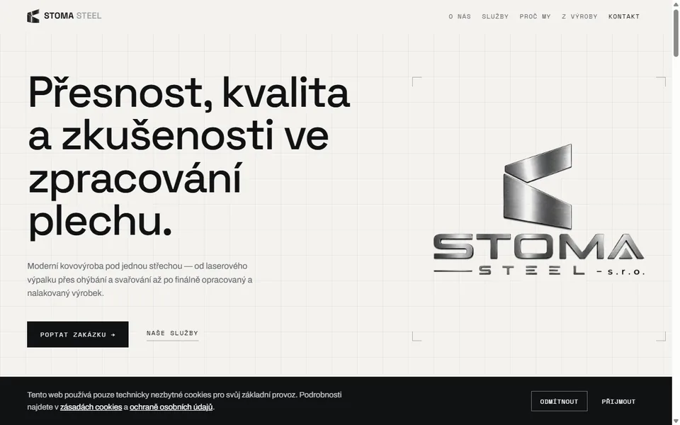 Náhled webu stomasteel.cz